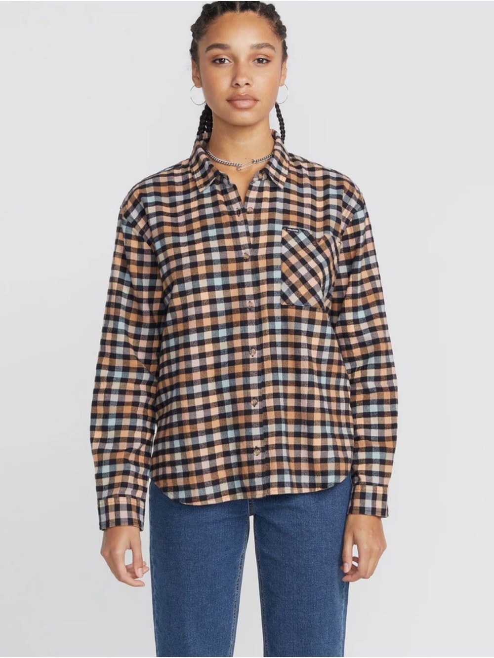 Volcom Plaid Button-Up Shirt